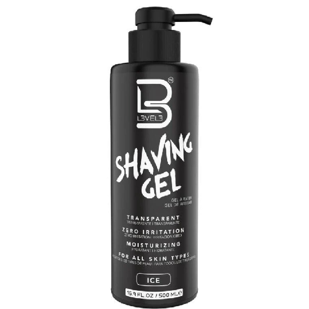 [barber_everything]-L3VEL3 ICE Transparent Shaving Gel - 500 ml-L3VEL3-Barber Everything