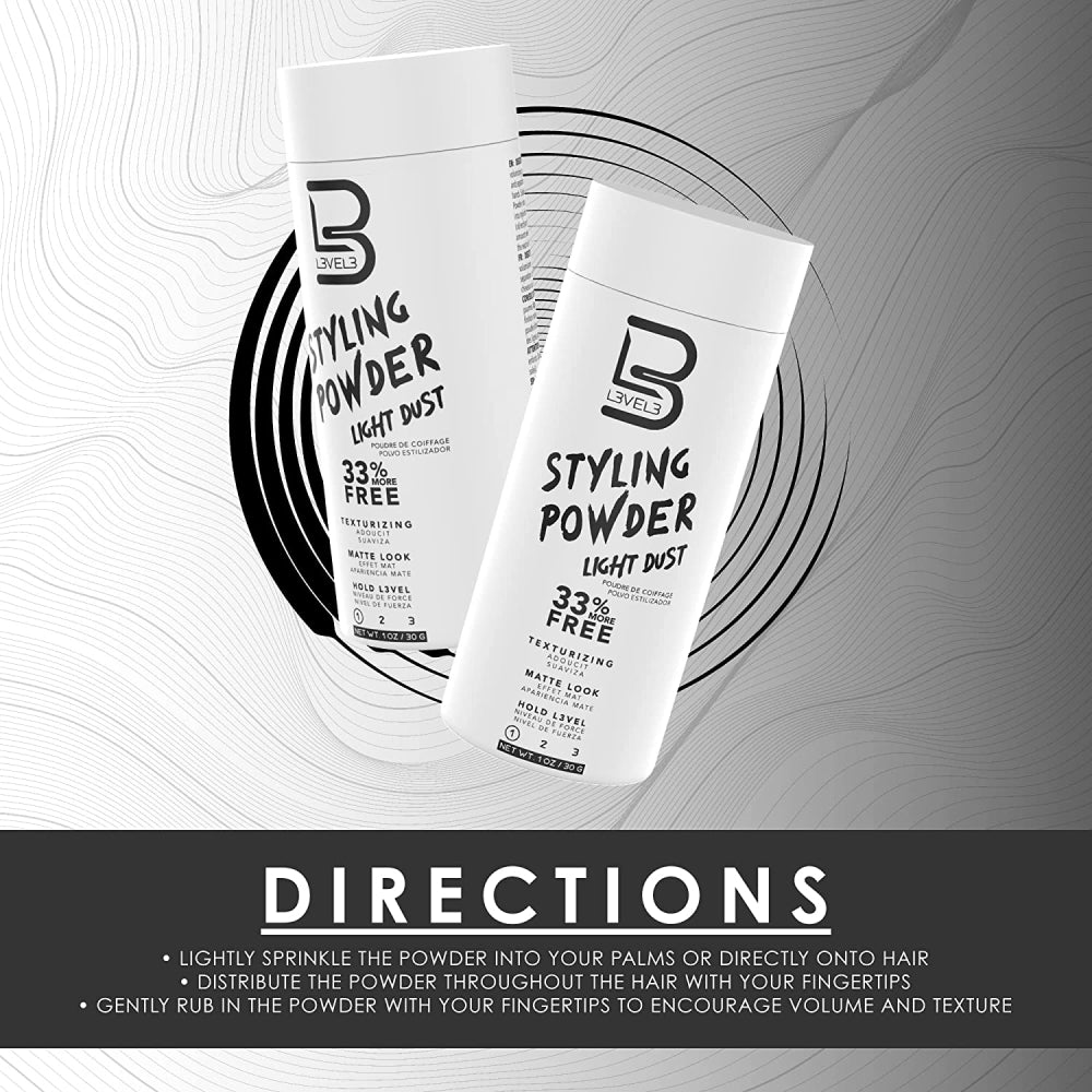 [barber_everything]-L3VEL3 Light Hold Styling Powder-L3VEL3-Barber Everything