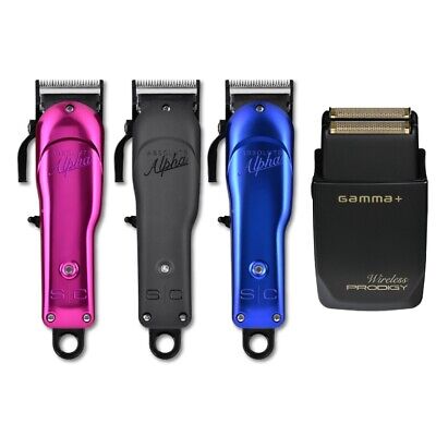 [barber_everything]-StyleCraft Absolute Alpha Cordless Clipper + Gamma Wireless Prodigy Foil Shaver-Health & Beauty > Shaving & Hair Removal > Electric Shaving & Hair Removal > Clippers & Trimmers-StyleCraft-Barber Everything