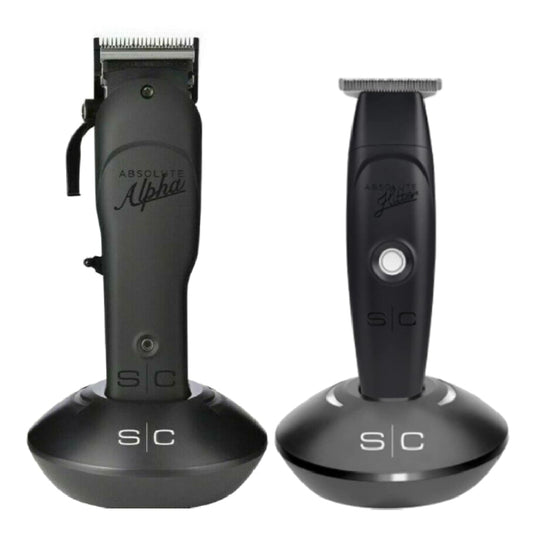 [barber_everything]-StyleCraft Absolute Alpha Cordless Clipper with Absolute Hitter Trimmer-Health & Beauty > Shaving & Hair Removal > Electric Shaving & Hair Removal > Clippers & Trimmers-StyleCraft-Barber Everything