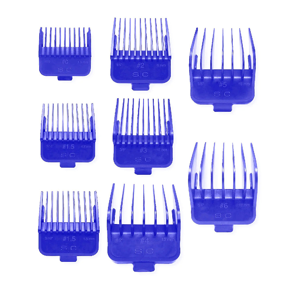 [barber_everything]-StyleCraft Dub Magnetic Guards (Blue)-StyleCraft-Barber Everything