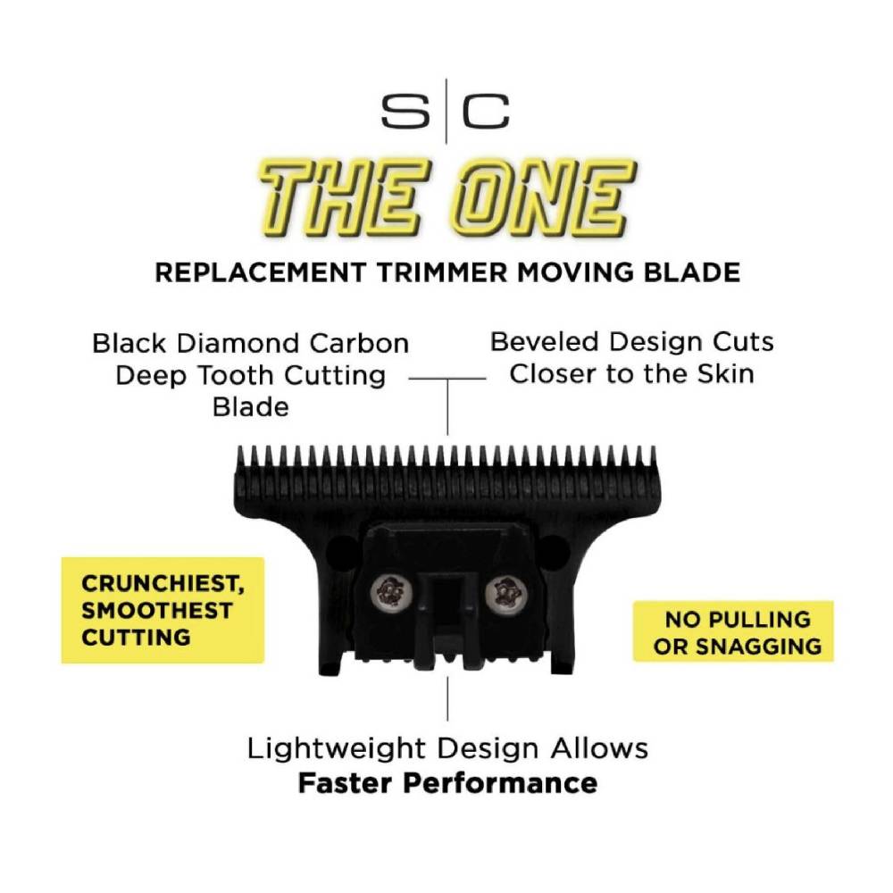 [barber_everything]-Stylecraft Replacement Moving “The One” DLC Deep Tooth Trimmer Blade #SC532B-StyleCraft-Barber Everything