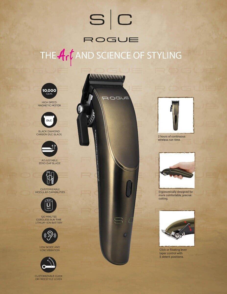 [barber_everything]-StyleCraft Rogue Clipper #SCRBC-Health & Beauty > Shaving & Hair Removal > Electric Shaving & Hair Removal > Clippers & Trimmers-StyleCraft-Barber Everything