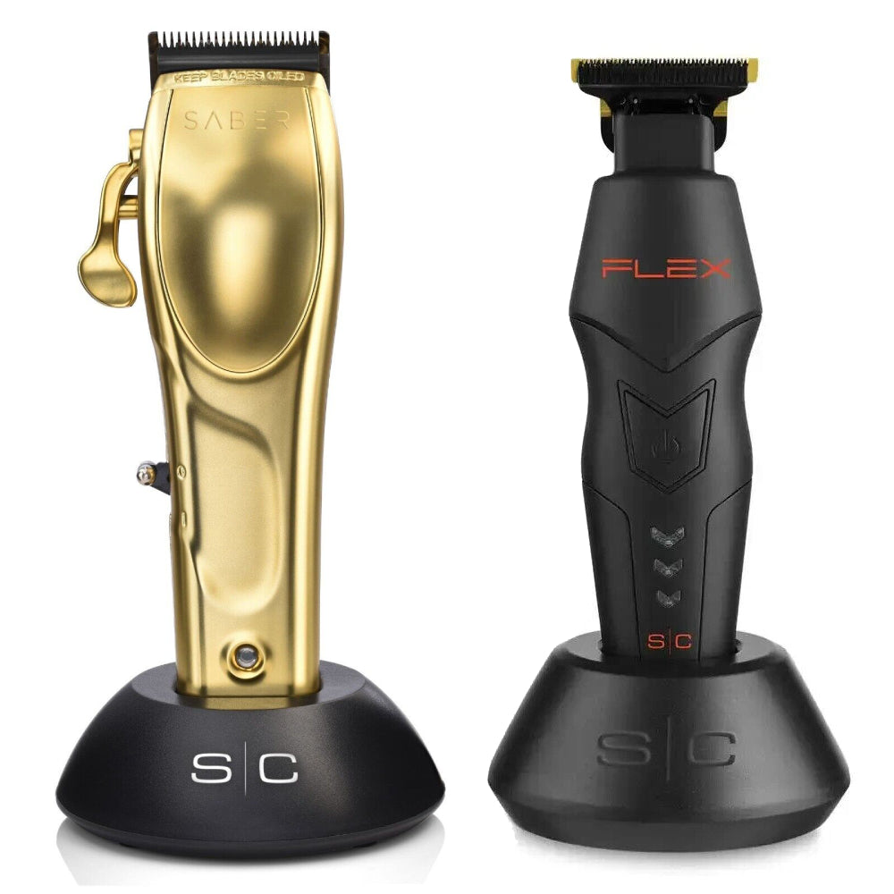 [barber_everything]-StyleCraft Saber Cordless Clipper + StyleCraft Flex Trimmer (Combo)-Health & Beauty > Shaving & Hair Removal > Electric Shaving & Hair Removal > Clippers & Trimmers-StyleCraft-Barber Everything