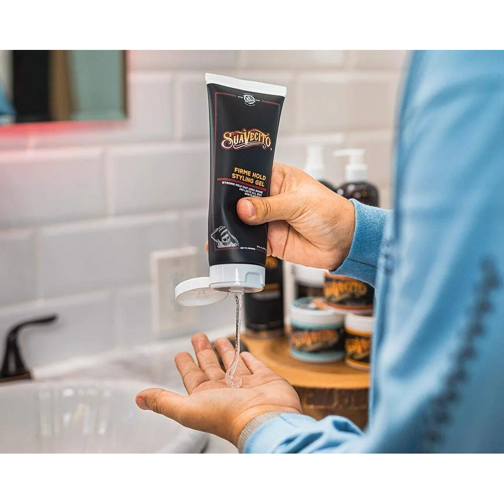 [barber_everything]-Suavecito Firme Hold Styling Gel 8oz-Suavecito-Barber Everything