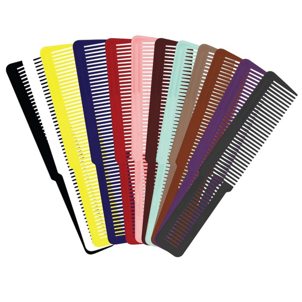 [barber_everything]-Wahl Assorted Colored Styling Combs 12 Pack-Wahl-Barber Everything