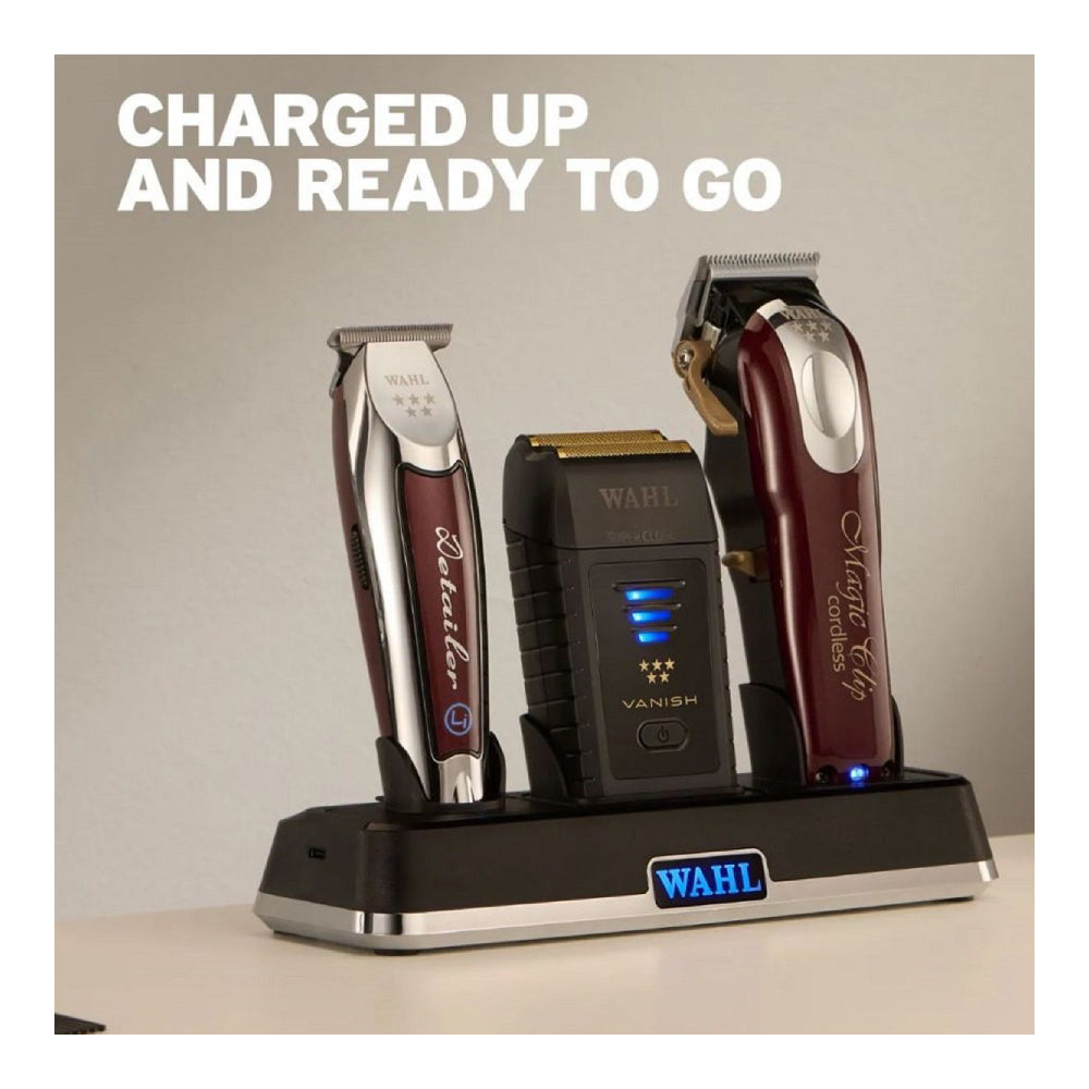 [barber_everything]-Wahl Power Station - Multi-Charge 3 Tools At Once-Wahl-Barber Everything