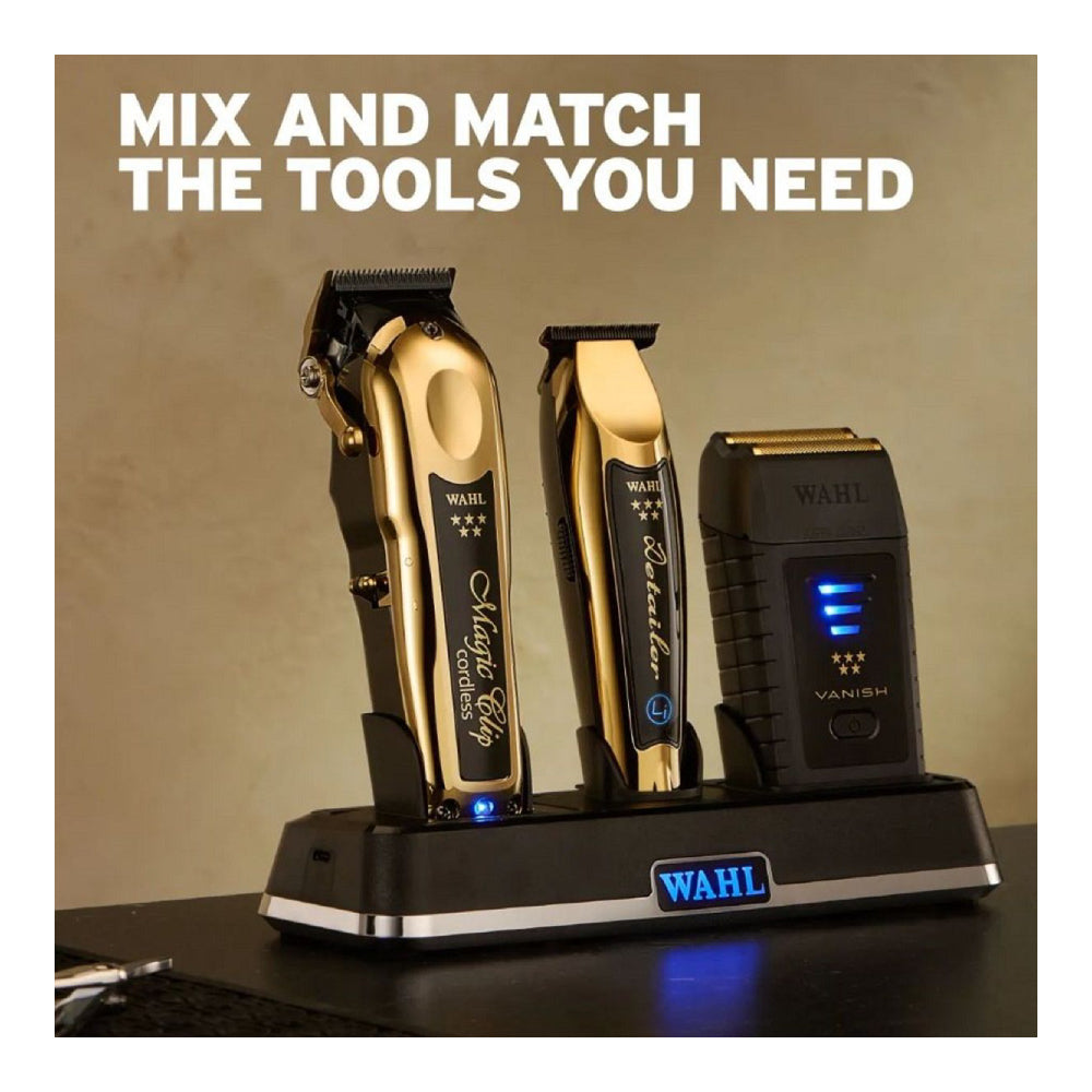 [barber_everything]-Wahl Power Station - Multi-Charge 3 Tools At Once-Wahl-Barber Everything